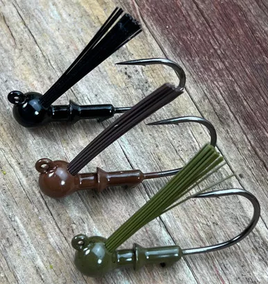 1-4oz-weedless-round-head-jigs-closeout 1/4oz.Weedless Round Head Jigs - CLOSEOUT