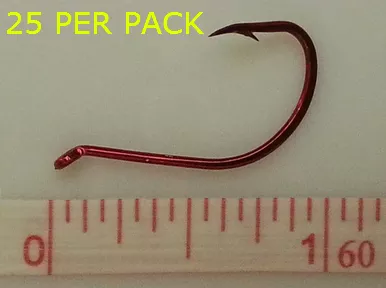 1-vmc-bleeding-red-9299-hooks #1 VMC BLEEDING RED # 9299 HOOKS