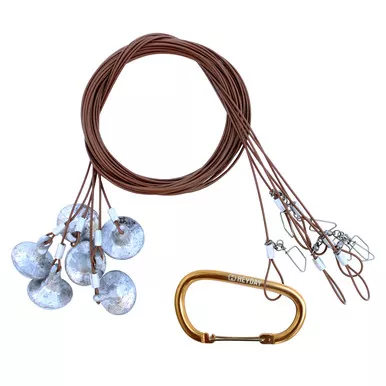 10-10oz-mushroom-tx-rigs-brown-6-count 10' 10oz Mushroom TX Rigs Brown, 6 Count