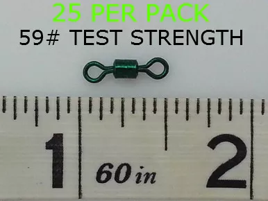 10-rolling-swivels-green #10 ROLLING SWIVELS GREEN