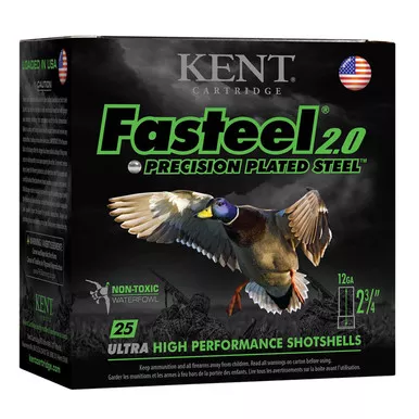 12-gauge-2-3-4-1-1-16oz-1550fps-fasteel-2-0-precision-plated-steel-case-250 12 Gauge 2 3/4" 1 1/16oz 1550FPS Fasteel 2.0 Precision Plated Steel, Case of 250