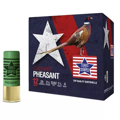 12 Gauge 2 3/4" 1 1/4oz 1300FPSPheasant Loads, Case of 250