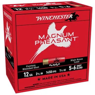 12 Gauge 2 3/4" 1 1/4oz 1450FPS Magnum Pheasant, Box of 25