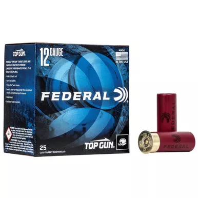 12 Gauge 2 3/4" 1 1/8oz 1200FPS Shot Size 7 1/2 Top Gun, Box of 25