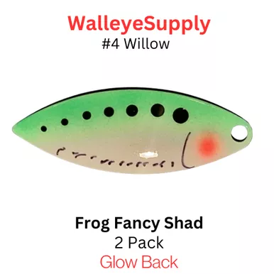 #4 Willowleaf Frog Fancy Shad