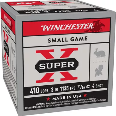 410-bore-3-11-16oz-1135fps-super-x-high-brass-box-25 .410 Bore 3" 11/16oz 1135FPS Super X High Brass, Box of 25