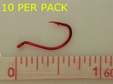 #6 DAIICHI WIDE GAP BAIT HOOK #2553 RED