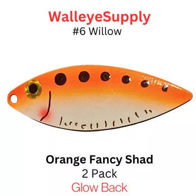 #6 WILLOWLEAF Orange Fancy Shad