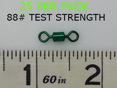 #7 ROLLING SWIVELS GREEN