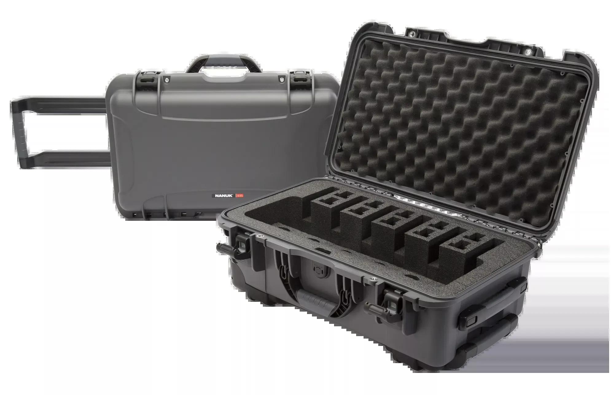 935-6-up-pistol-case-with-foam-graphite 935 6 Up Pistol Case with Foam - Graphite