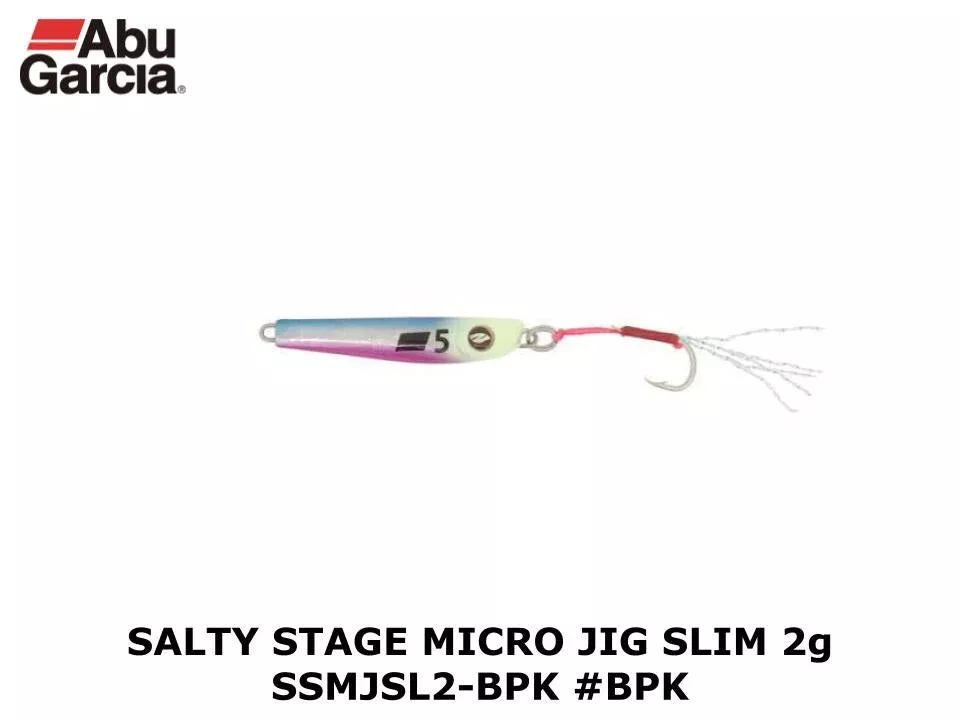 abu-garcia-salty-stage-micro-jig-slim-2g-ssmjsl2-bpk-bpk Abu Garcia Salty Stage Micro Jig Slim 2g SSMJSL2-BPK #BPK