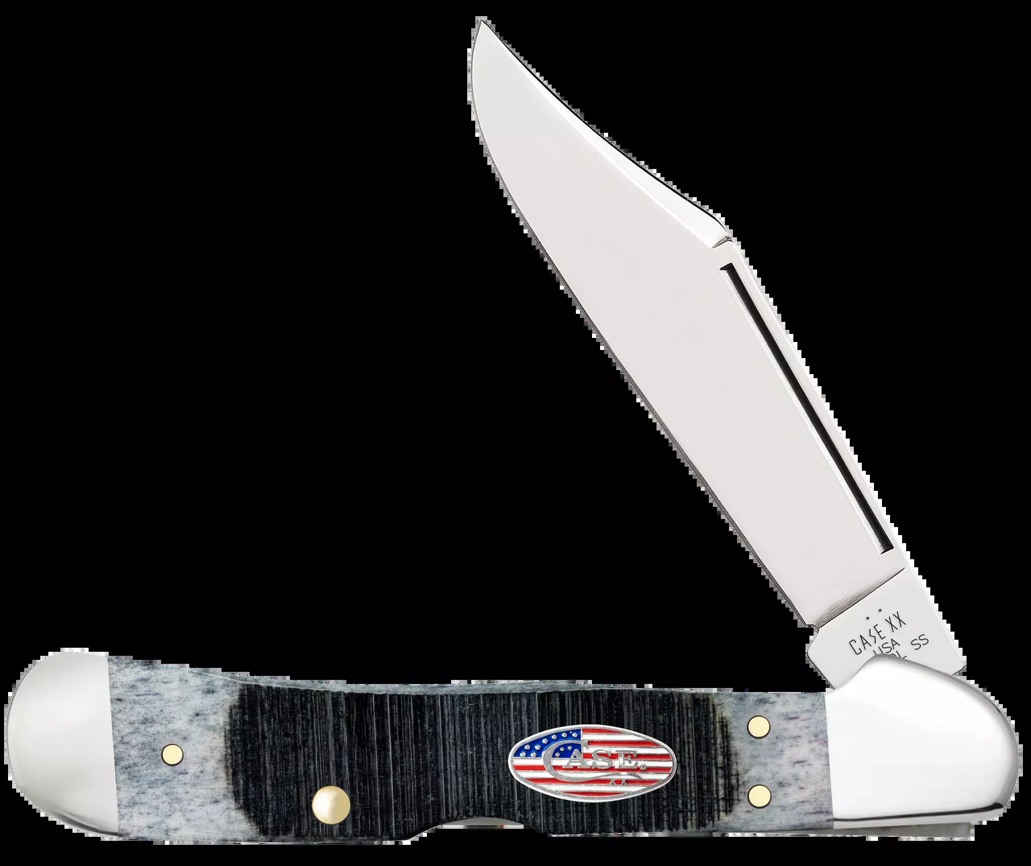 CopperLock Stars & Stripes 2.99" Wharncliffe Plain Folding Knife