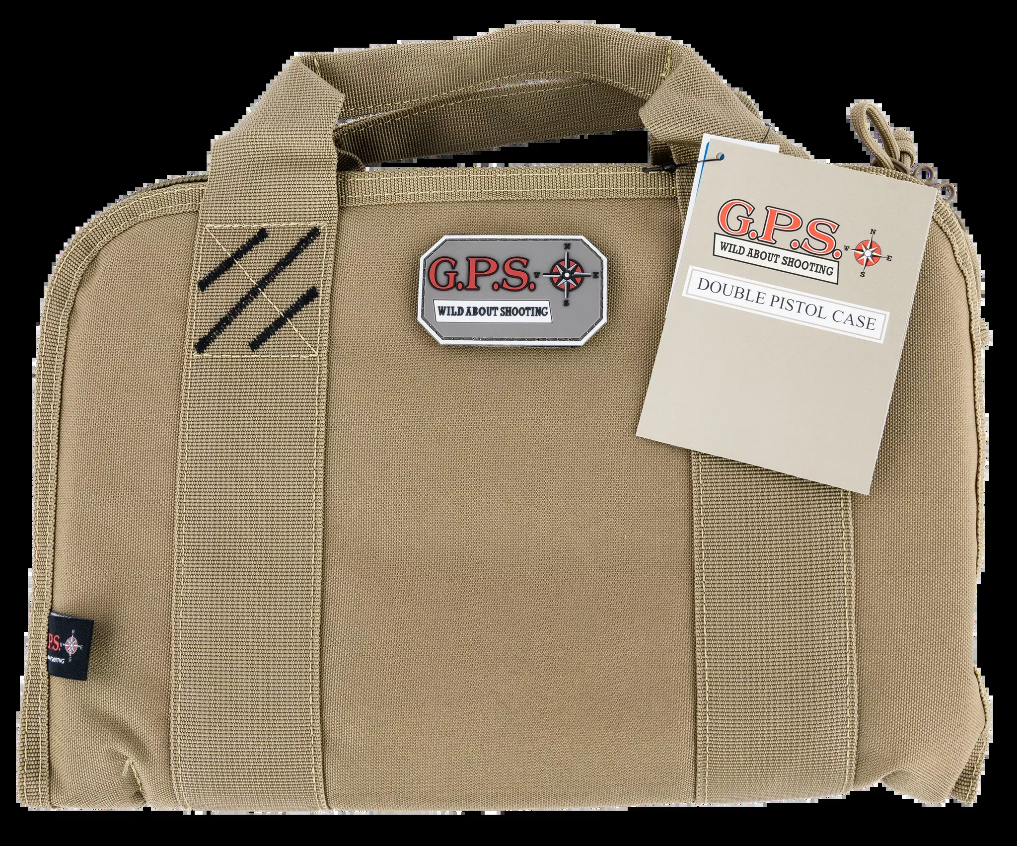 Double Tan Pistol Case w/ Visual ID Storage