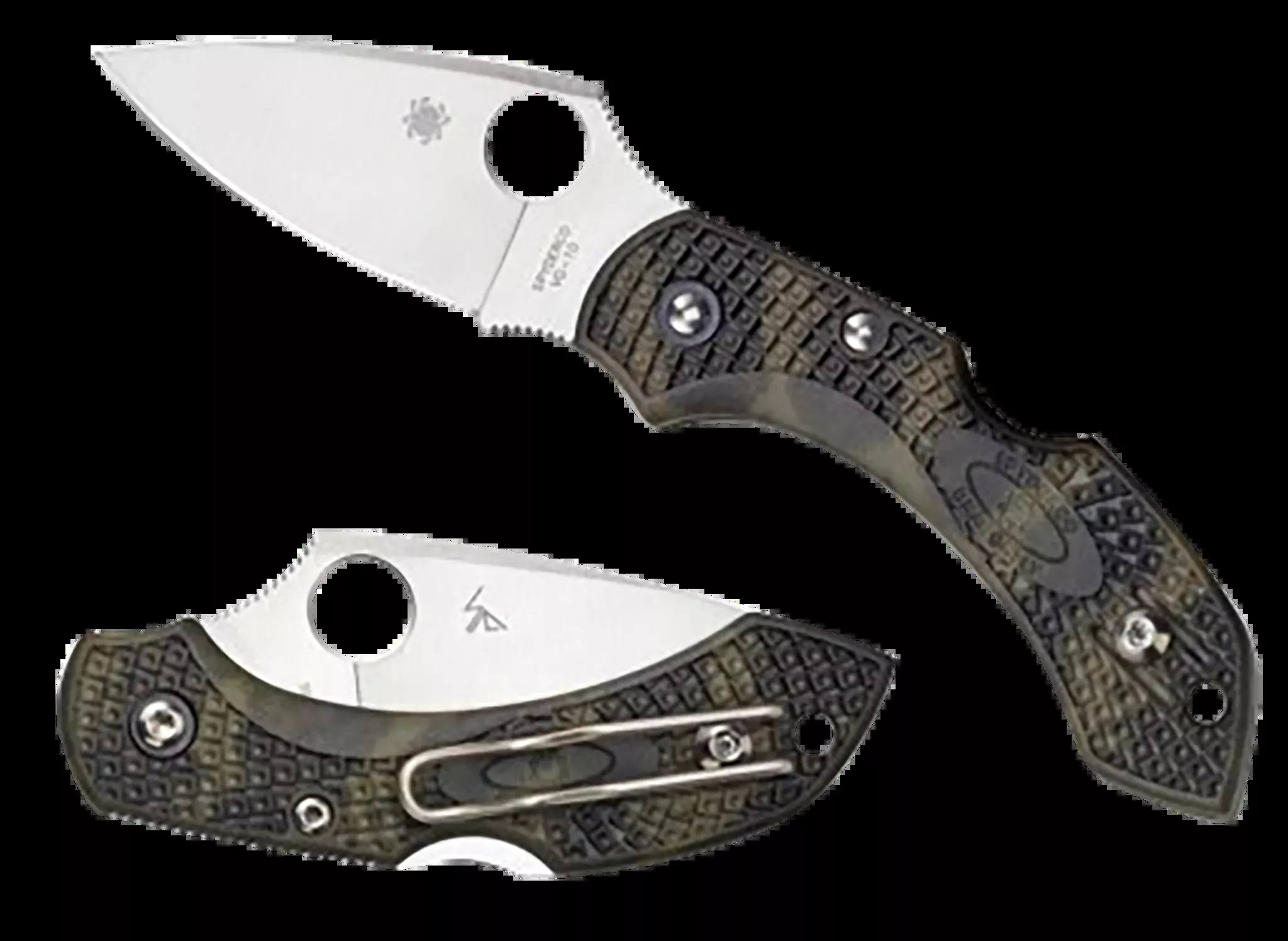 Dragonfly 2 2.30" Plain Blade Folding Knife - Zome Green