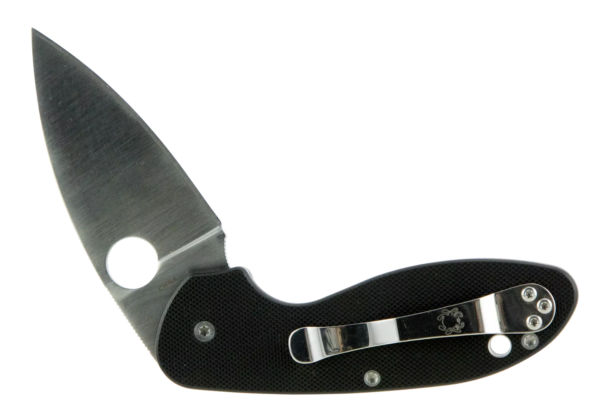 Efficient 2.98" Drop Point Plain Blade Folding Knife