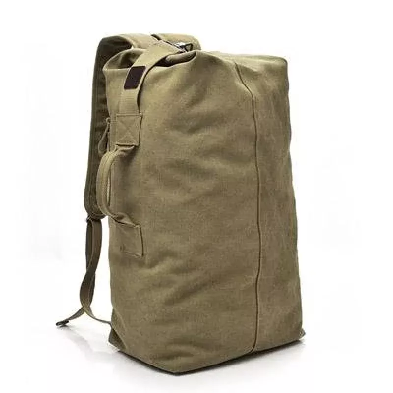 military-canvas-duffel-backpack 'The Military' - Canvas Duffel Backpack