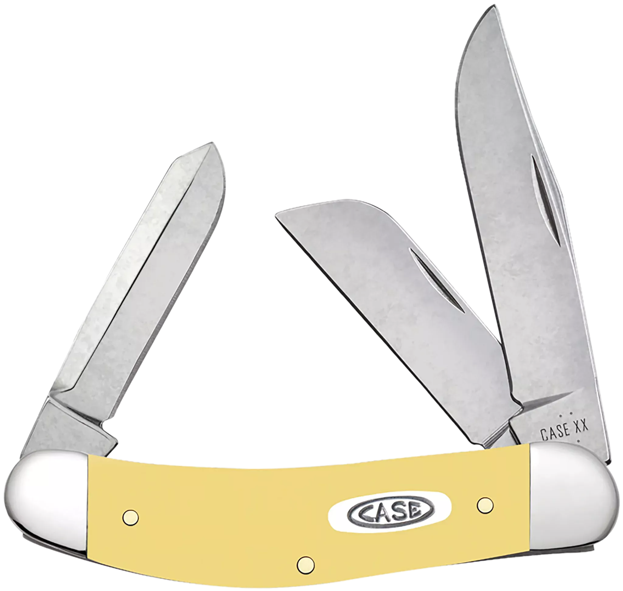 sowbelly-clip-point-sheepsfoot-spey-plain-folding-knife-yellow Sowbelly Clip Point/Sheepsfoot/Spey Plain Folding Knife - Yellow