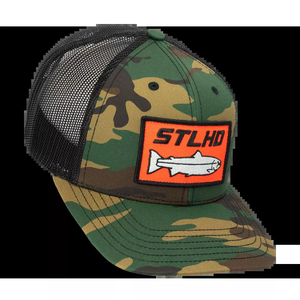 STLHD Camo Snapback Trucker Hat
