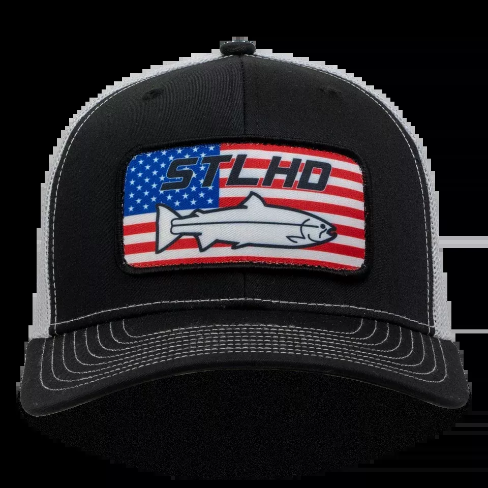 STLHD Nation Black/White Trucker Snapback Hat