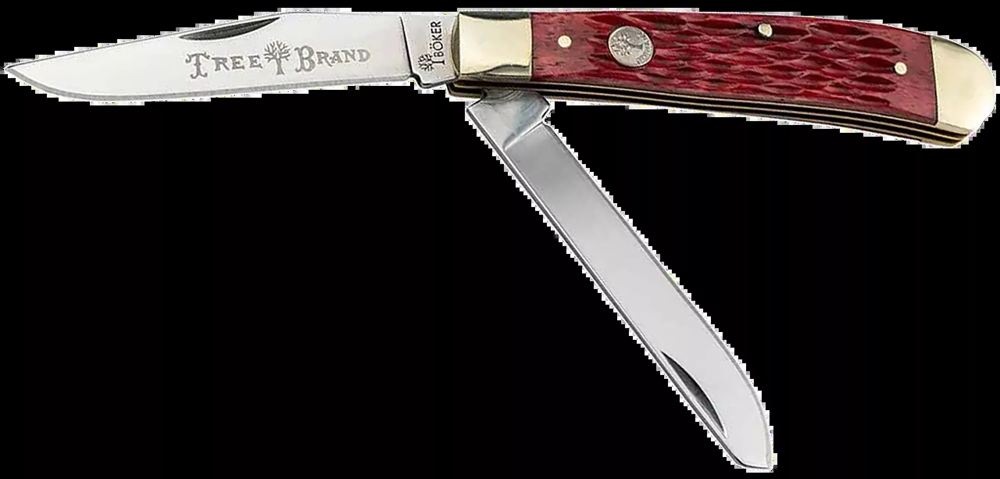 trapper-2-0-clip-point-spey-plain-folding-knife-red Trapper 2.0 Clip Point/Spey Plain Folding Knife - Red