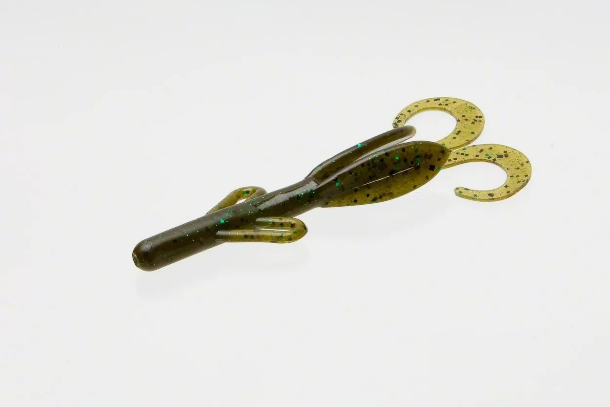 zoom-042184-baby-brush-hog-jig-green-pumpkin-green Zoom 042184 Baby Brush Hog Jig, Green Pumpkin Green