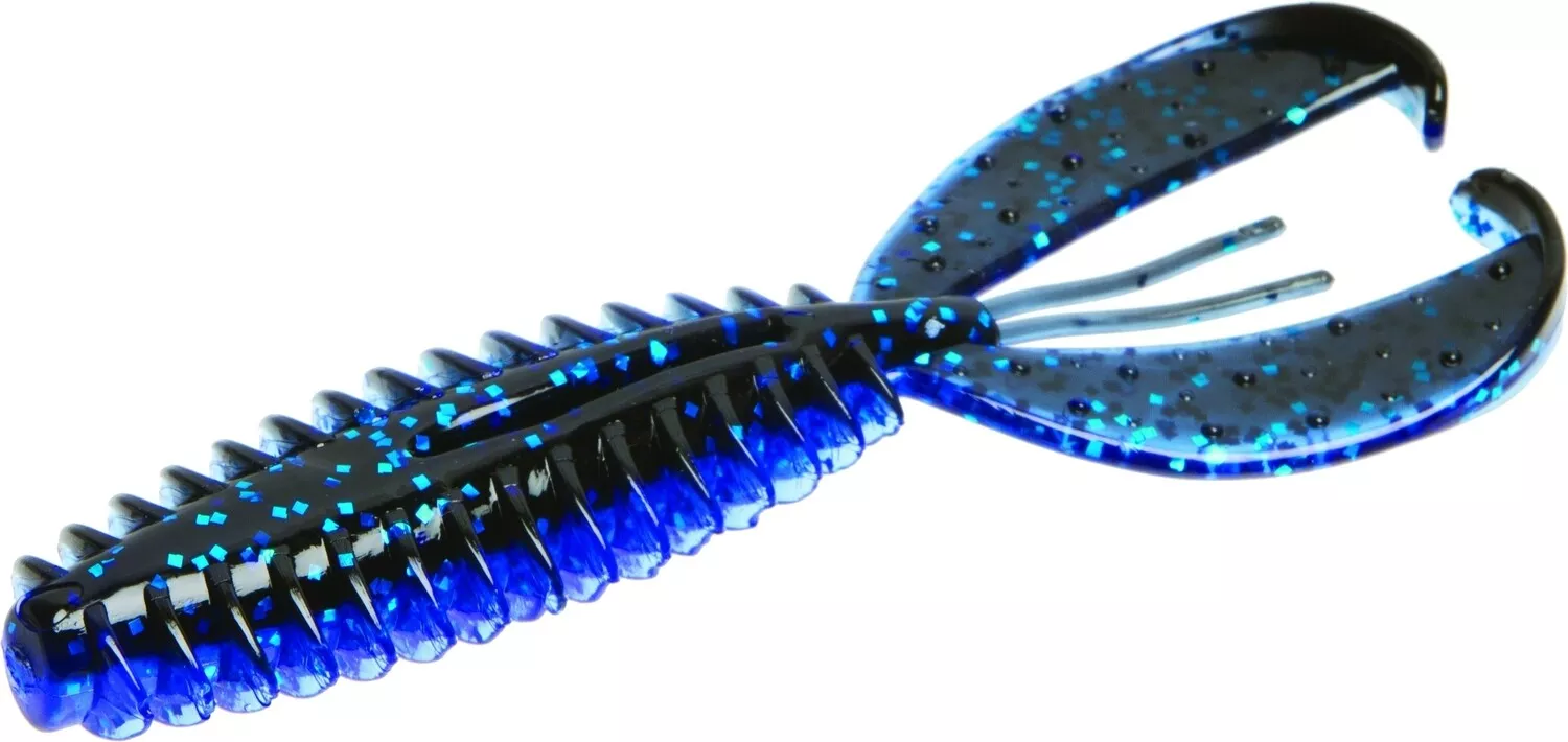 zoom-127100-z-craw-5-6pk-black-sapphire Zoom 127100 Z-Craw, 5", 6Pk, Black Sapphire